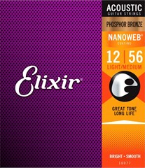 Elixir Nanoweb Phosphor Bronze Light-Medium