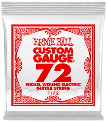 Ernie Ball 1174 Nickel Wound Single .072