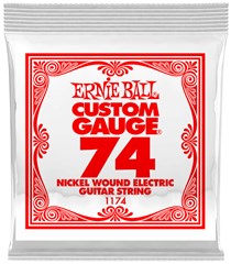 Ernie Ball 1176 Nickel Wound Single .074