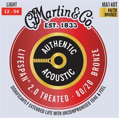 Martin Authentic Lifespan 2.0 80/20 Bronze Light