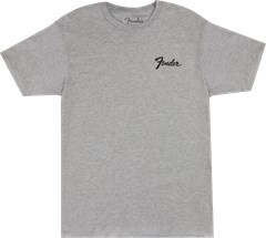 Fender Transition Logo Tee, Athletic Gray, S