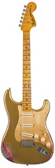 Fender Custom Shop 69 Stratocaster Heavy Relic Aztec Gold over Paisley