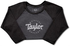 Taylor Ladies Baseball T Grey Blk Forrest/Grey Frost L - T-Shirt