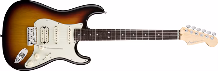 Fender American Deluxe Strat HSS RW 3SB - E-Gitarre