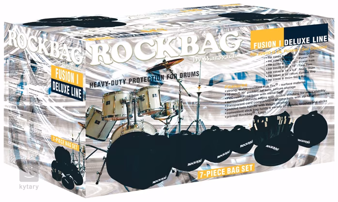 Rockbag RB 22910 B Deluxe Line - Case-Set für Schlagzeug