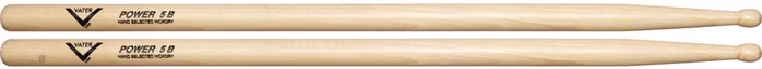Vater 5B Power Wood tip - Hickory-Drumsticks