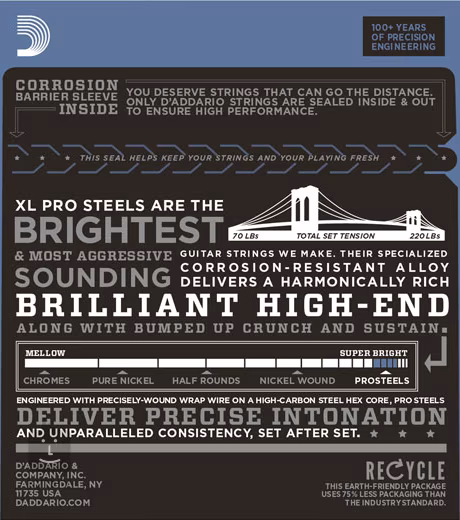 D'Addario EPS520 - Saiten für E-Gitarre