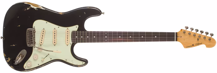 Sandberg California ST-S BK RW Hardcore Aged - E-Gitarre