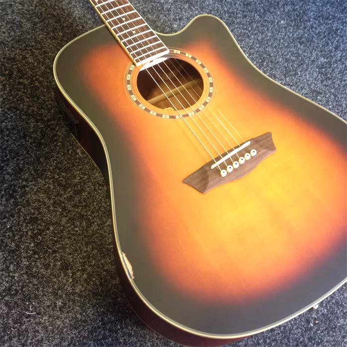 Washburn WD7SCE ATBM (poškozeno) - Elektroakustische Gitarre