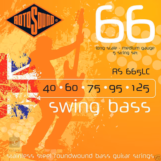 Rotosound RS665LC - Saiten für fünfsaitigen Bass