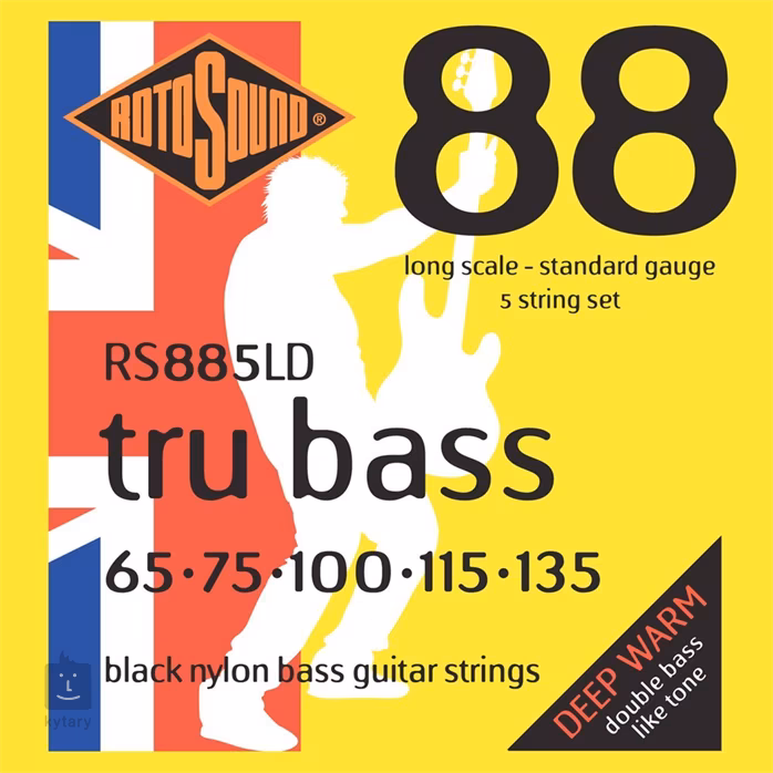 Rotosound RS885LD - Saiten für fünfsaitigen Bass