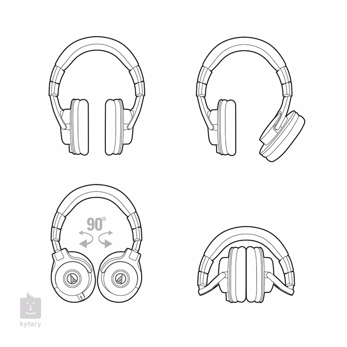 Audio-Technica ATH-M40x (ausgepackt) - Studio-Kopfhörer