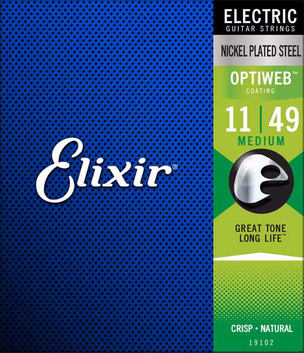 Elixir Optiweb Medium - Saiten für E-Gitarre