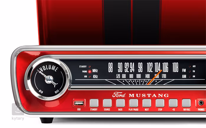 ION Mustang LP Red - Der Schallplattenspieler