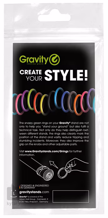 Gravity Ring Pack Misty Rose Pink - Zubehör für Ständer