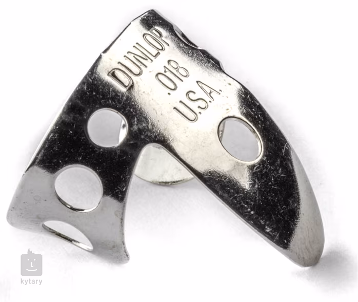 Dunlop Nickel Silver Fingerpick Set 0.018 - Daumenplektrum-Set