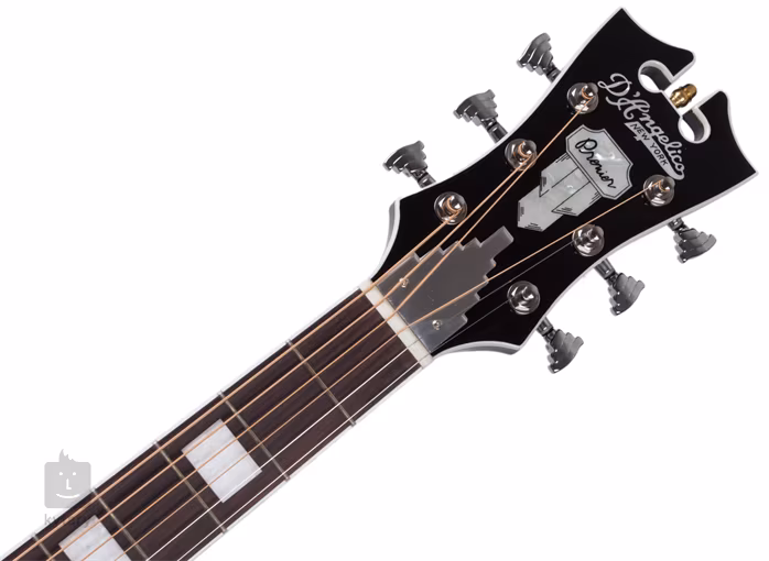 D'Angelico Premier Bowery Grey Black - Elektroakustische Gitarre