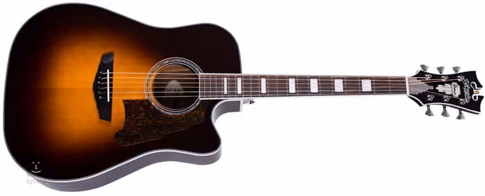 D'Angelico Premier Bowery Vintage Sunburst - Elektroakustische Gitarre