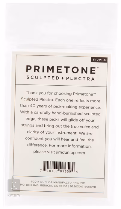 Dunlop Primetone Standard 1.5 with Grip - Plektren