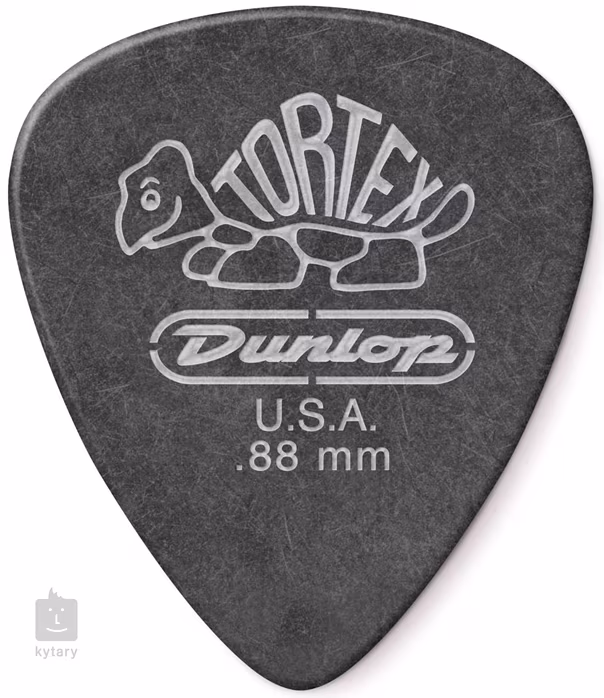 Dunlop Tortex Pitch Black 0.88 - Plektren