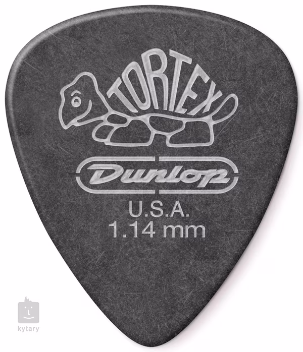 Dunlop Tortex Pitch Black 1.14 - Plektren