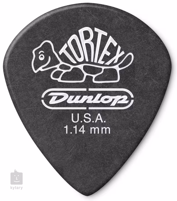 Dunlop Tortex Pitch Black Jazz III 1.14 - Plektren