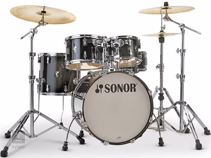 Sonor AQ 2 Stage Set Transparent Black - Schlagzeug