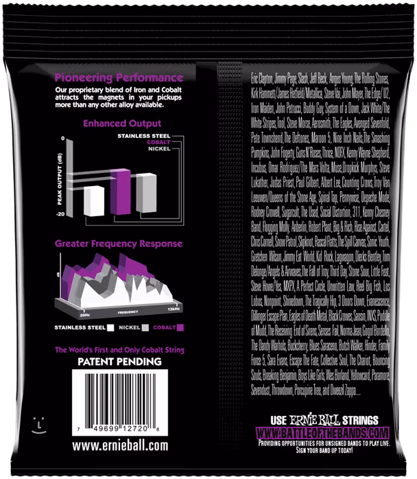 Ernie Ball 2720 Cobalt Power Slinky - Saiten für E-Gitarre