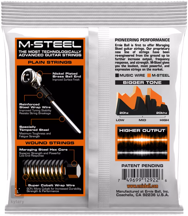 Ernie Ball 2922 M-Steel Hybrid Slinky - Saiten für E-Gitarre