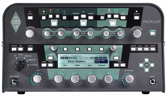 Kemper Profiler Head Black - Gitarren-Multieffekt