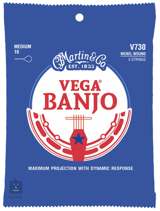 Martin Vega Banjo Medium - Saiten für fünfsaitiges Banjo