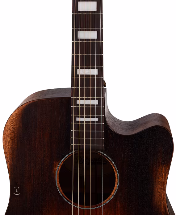 D'Angelico Premier Bowery Aged Natural - Elektroakustische Gitarre