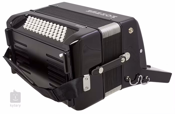 Hohner Bravo II 60 black Silent Key - Tastenakkordeon