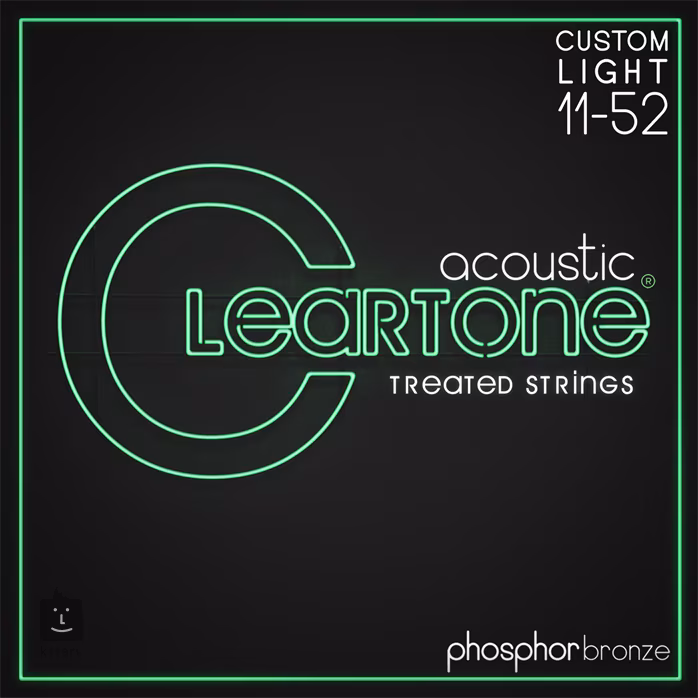 Cleartone Phosphor Bronze 11-52 Custom Light - Stahlseiten für akustische Gitarre
