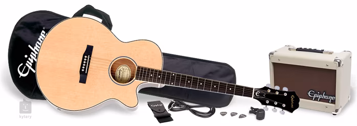 Epiphone Player Pack PR4E NA (ausgepackt) - Akustikgitarre set