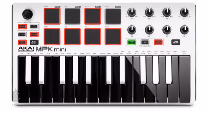 Akai MPK Mini mkII White ltd. edition - USB/MIDI Keyboard