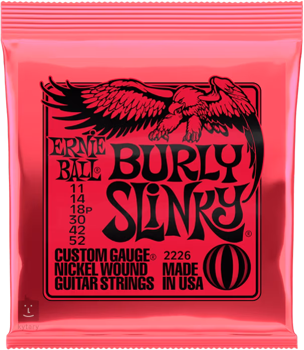 Ernie Ball 2226 Nickel Wound Burly Slinky - Saiten für E-Gitarre