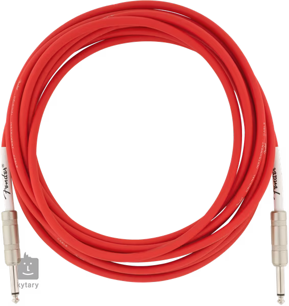 Fender Original Series 18.6' Instrument Cable Fiesta Red - Instrumentenkabel