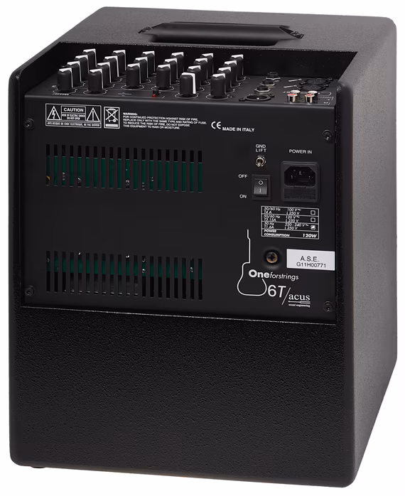 Acus One Forstrings 6T Black 2.0 - Combo für akustische Instrumente