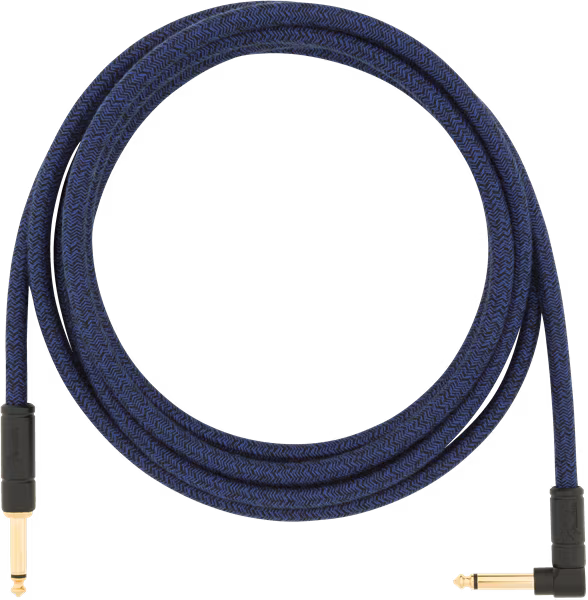 Fender Festival Instrument Cable 10' Cotton Blue Dream - Instrumentenkabel