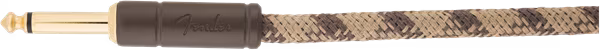 Fender Festival Instrument Cable 18.6' Pure Hemp Brown Stripe - Instrumentenkabel