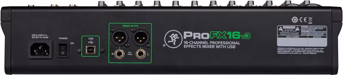 Mackie ProFX16v3 - Analoges Mischpult