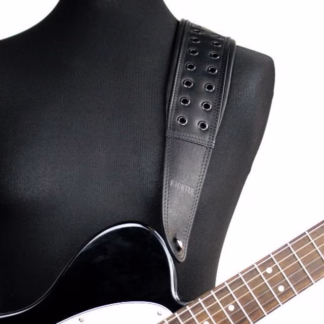 Richter Springbreak I Black/Gromets - Gitarrengurt