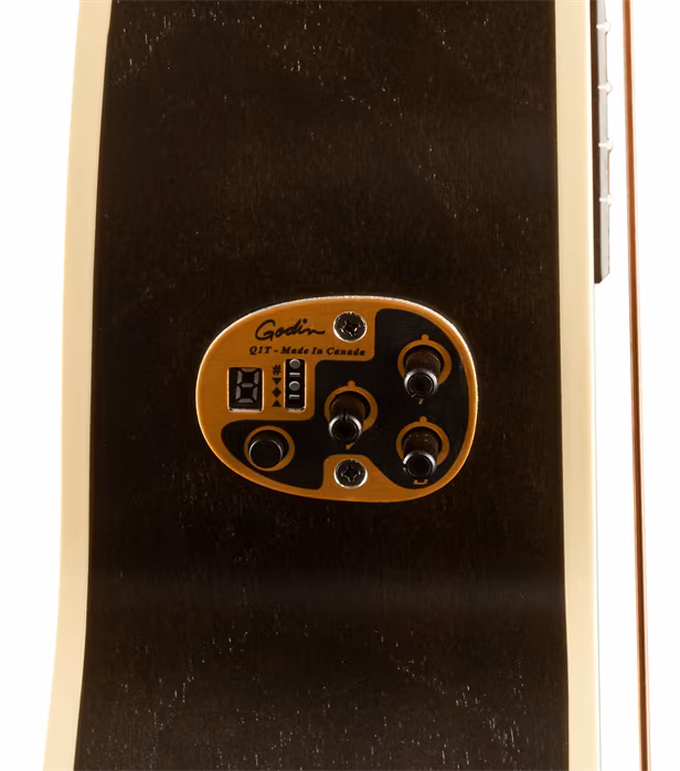 Art & Lutherie Legacy Faded Black CW QIT - Elektroakustische Gitarre