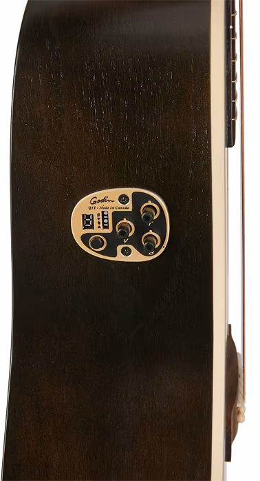 Art & Lutherie Americana Faded Black QIT - Elektroakustische Gitarre