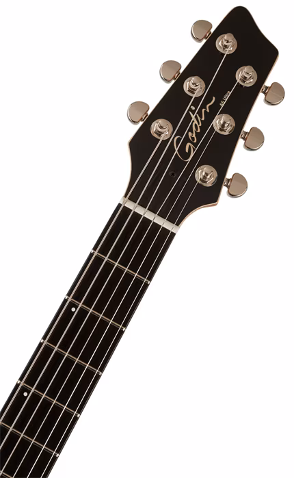 Godin A6 Ultra Black HG - Elektroakustische Hybridgitarre