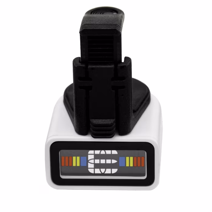 D'Addario PW-CT-12 White - Clip-On Stimmgerät