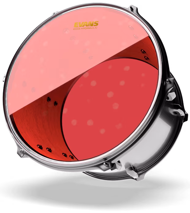 Evans 6" Hydraulic Red - Tomtom-Trommelfell
