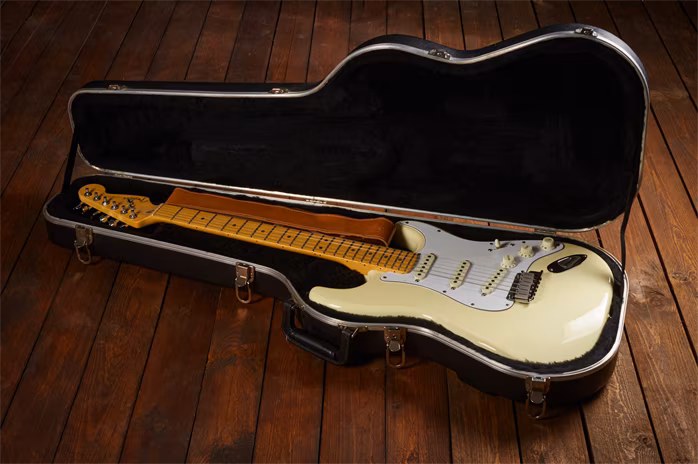 Fender 1998 American Standard Stratocaster Cream - E-Gitarre