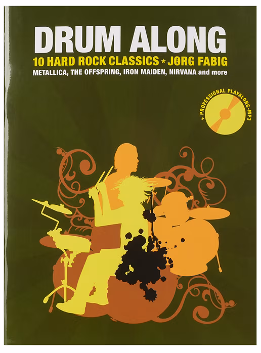 MS Drum Along - 10 Hard Rock Classics - Schlagzeug-Noten